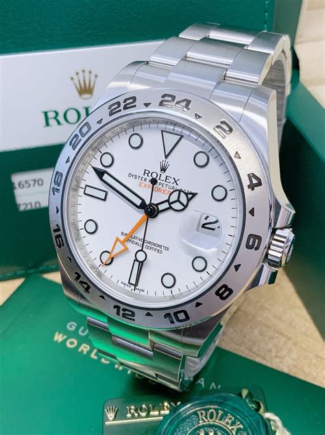 rolex explorer ii white.